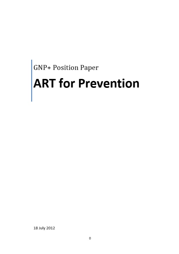 ART for Prevention