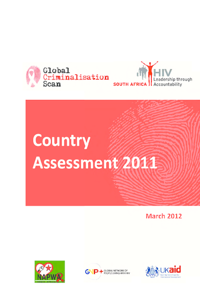 Criminalisation Scan Country Assessment – South Africa