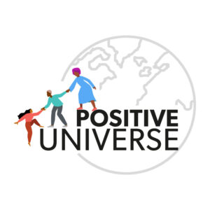 Positive Universe Logo White