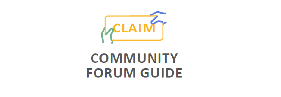 CLAIM Community Forum centered
