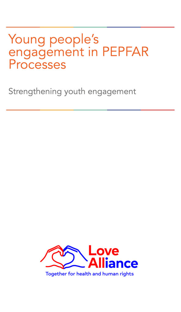 Young people’s engagement in PEPFAR processes