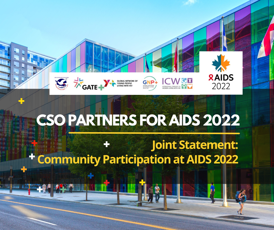 CSO Partners for AIDS 2022 – Joint Statement: Community Participation in AIDS2022