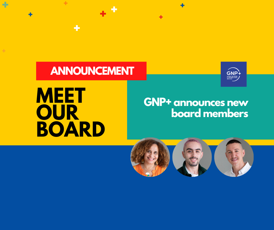 GNP+ welcomes our new Board members